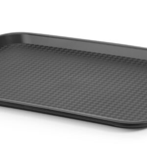 Taca z polipropylenu Fast Food średnia, AmerBox, czarny, 305x415x(H)20mm