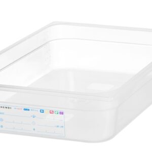 Pojemnik GN 1/1 HACCP, HENDI, GN 1/1, 12L, transparentny, 530x325x(H)100mm