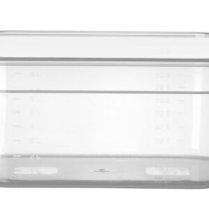 Pojemnik GN 1/2 z polipropylenu, HENDI, Profi Line, GN 1/2, 8L, transparentny, 325x265x(H)150mm