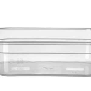 Pojemnik GN 1/2 z polipropylenu, HENDI, Profi Line, GN 1/2, 5L, transparentny, 325x265x(H)100mm