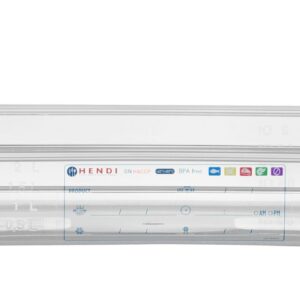Pojemnik GN 1/3 HACCP, HENDI, GN 1/3, 2,5L, transparentny, 325x176x(H)65mm