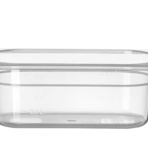 Pojemnik GN 1/4 z polipropylenu, HENDI, Profi Line, GN 1/4, 2L, transparentny, 265x162x(H)100mm