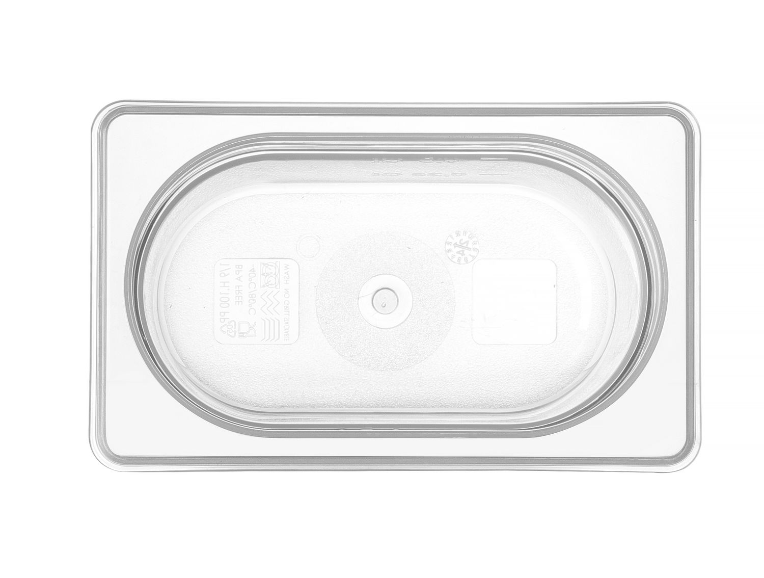 Pojemnik GN 1/9 z polipropylenu, HENDI, Profi Line, 1,0, GN 1/9, 0,75L, transparentny, 176x108x(H)100mm - obrazek 3