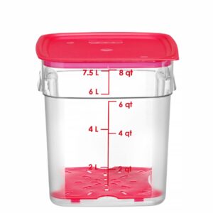 Pojemnik na żywność CamSquares Fresh Pro, Cambro, 7,6L, transparentny, 229x229x(H)243mm