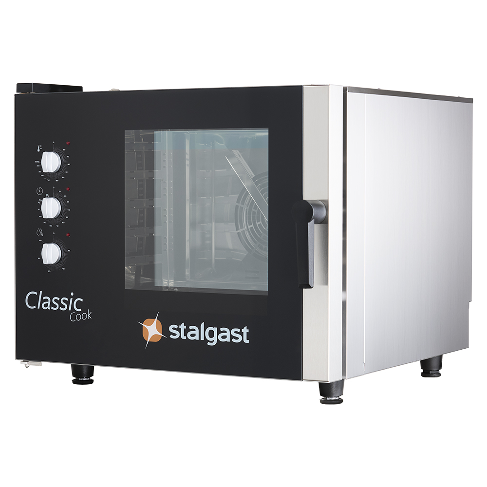 Piec konwekcyjno-parowy, STALGAST ClassicCook, manualny, 5xGN1/1, P 7.75 kW - obrazek 2