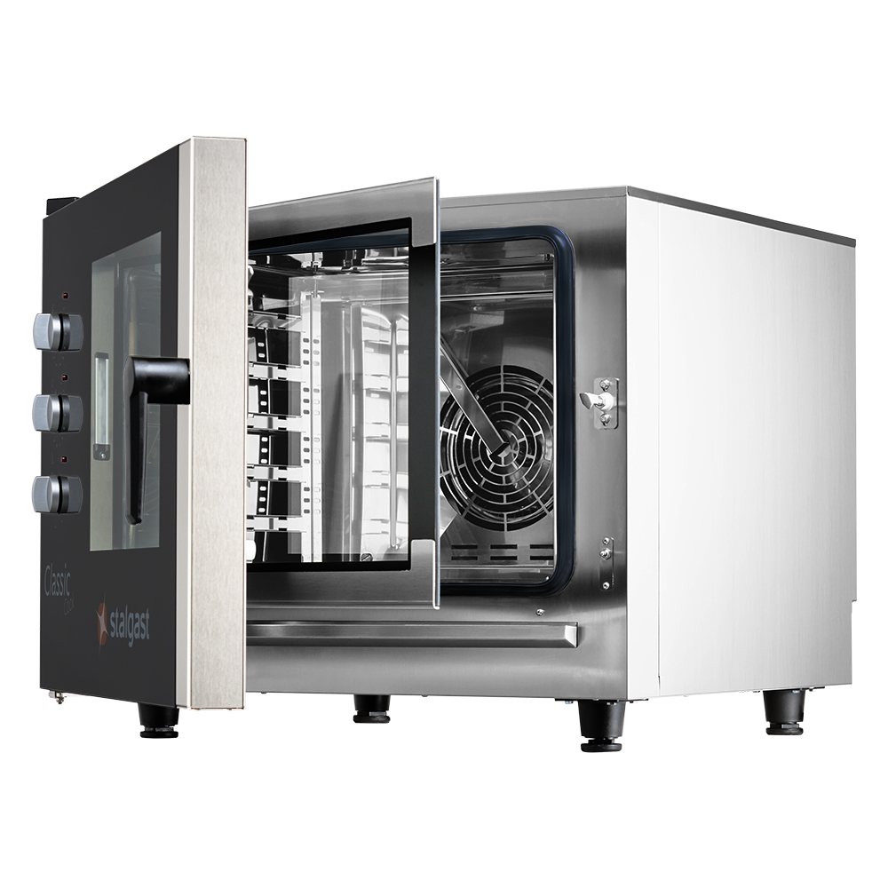 Piec konwekcyjno-parowy, STALGAST ClassicCook, manualny, 5xGN1/1, P 7.75 kW - obrazek 3