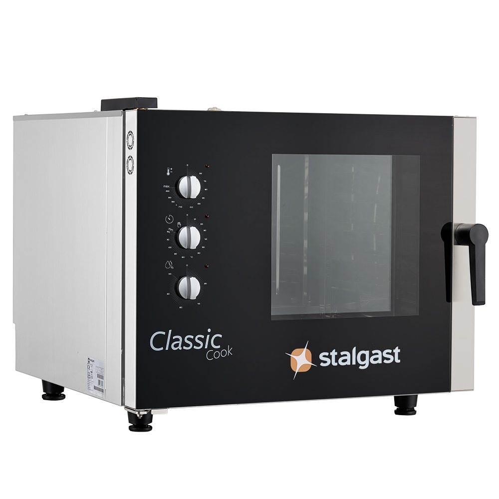 Piec konwekcyjno-parowy, STALGAST ClassicCook, manualny, 5xGN1/1, P 7.75 kW - obrazek 4