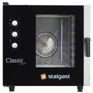 Piec konwekcyjno-parowy, STALGAST ClassicCook, manualny, gazowy, 7xGN1/1, P 14 kW