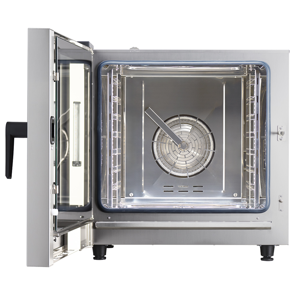 Piec konwekcyjno-parowy, STALGAST ClassicCook, manualny, gazowy, 7xGN1/1, P 14 kW - obrazek 4