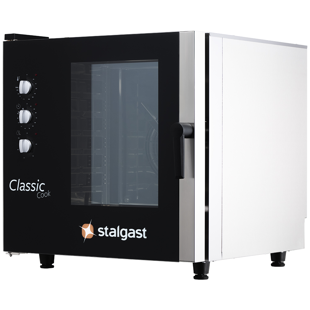 Piec konwekcyjno-parowy, STALGAST ClassicCook, manualny, gazowy, 7xGN1/1, P 14 kW - obrazek 6