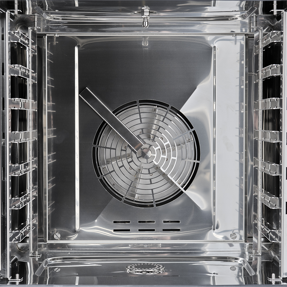 Piec konwekcyjno-parowy, STALGAST ClassicCook, manualny, gazowy, 7xGN1/1, P 14 kW - obrazek 9