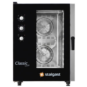 Piec konwekcyjno-parowy, STALGAST ClassicCook, manualny, gazowy, 11xGN1/1, P 20 kW