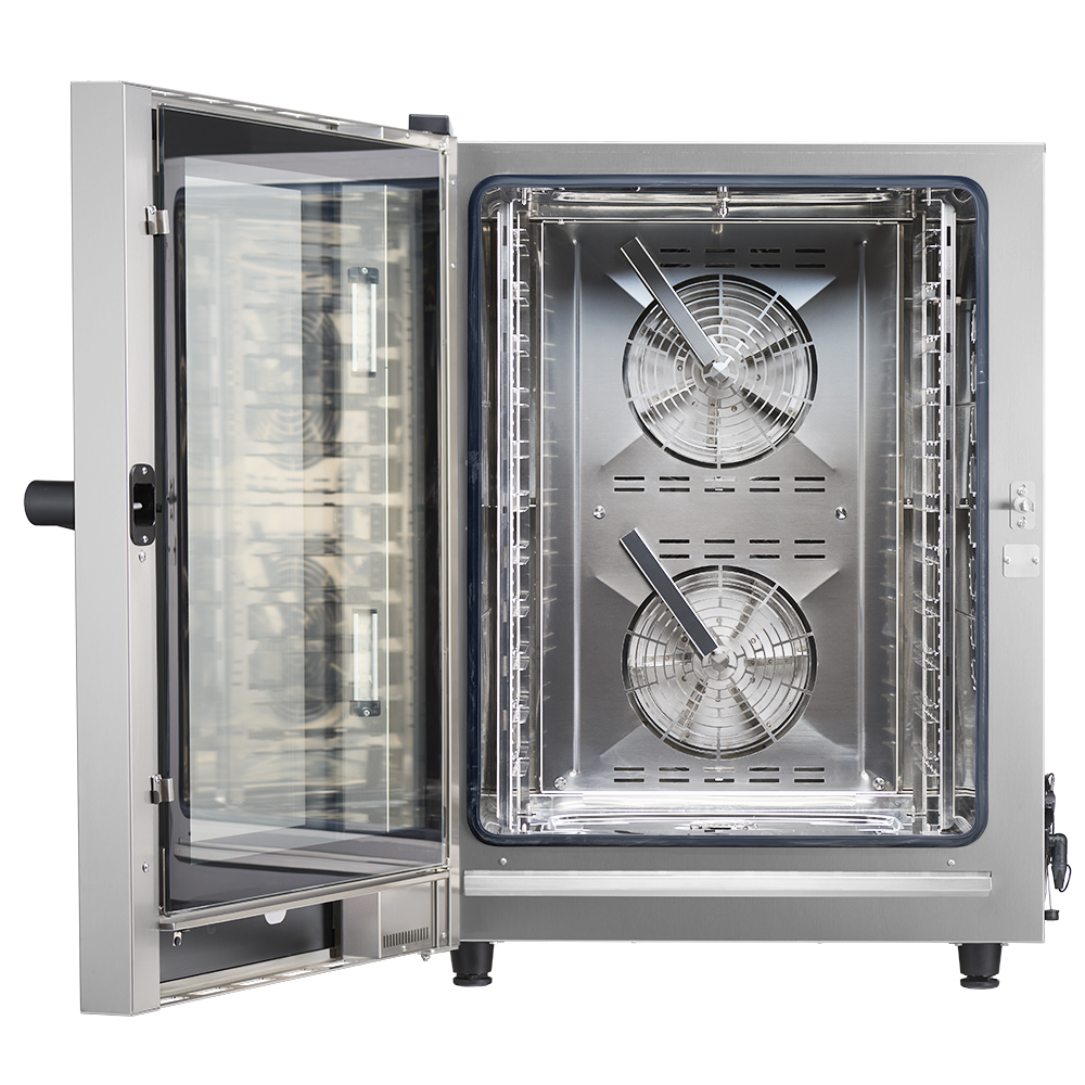 Piec konwekcyjno-parowy, STALGAST SmartCook, dotykowy, 11xGN2/1, P 28.5 kW - obrazek 4