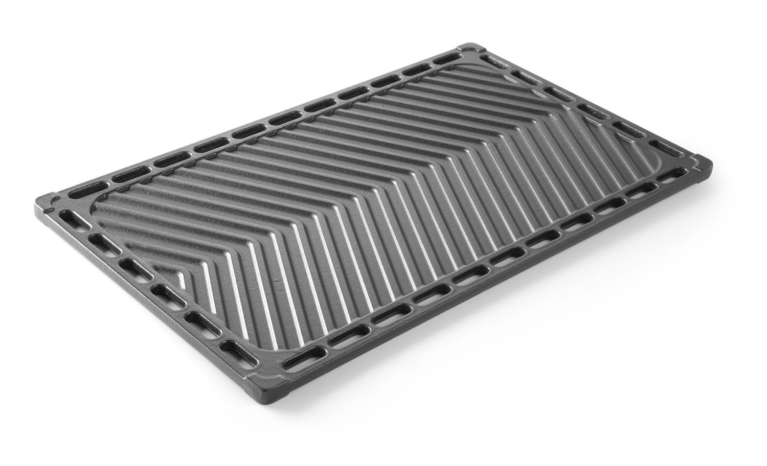 Płyta grillowa żeliwna, dwustronna, HENDI, GN 1/1, 325x530mm - obrazek 4