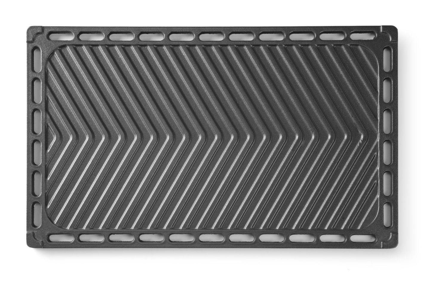 Płyta grillowa żeliwna, dwustronna, HENDI, GN 1/1, 325x530mm - obrazek 2