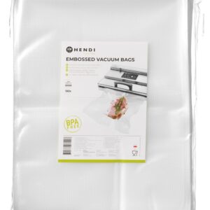 Worki moletowane do gotowania sous vide, do pakowarek listwowych i komorowych, HENDI, 100 szt., 300x400mm