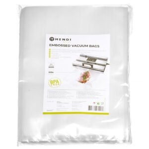 Worki moletowane do gotowania sous vide, do pakowarek listwowych i komorowych, HENDI, 100 szt., 250x350mm