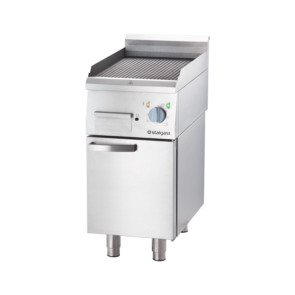 Płyta grillowa elektryczna, ryflowana, 4 kW - obrazek 8