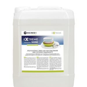 Extreme Shine Profesjonalny preparat do płukania o właściwościach nabłyszczających do naczyń i urządzeń gastronomicznych, HENDI, 10 l