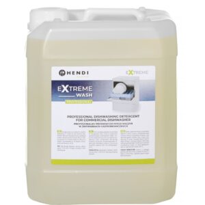 Extreme Wash Profesjonalny preparat do mycia naczyń w zmywarkach gastronomicznych, HENDI, 10 l