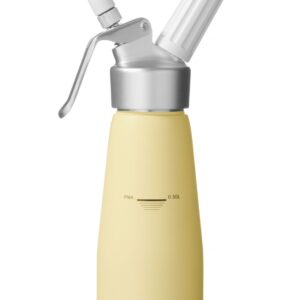 Syfon do bitej śmietany, HENDI, 0,5L, Pastelowy żółty, ⌀80x(H)260mm