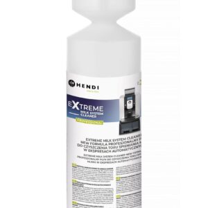 Extreme Milk System Cleaner New Formula profesjonalny płyn do czyszczenia toru spieniania mleka w ekspresach automatycznych, HENDI, 0,25 l