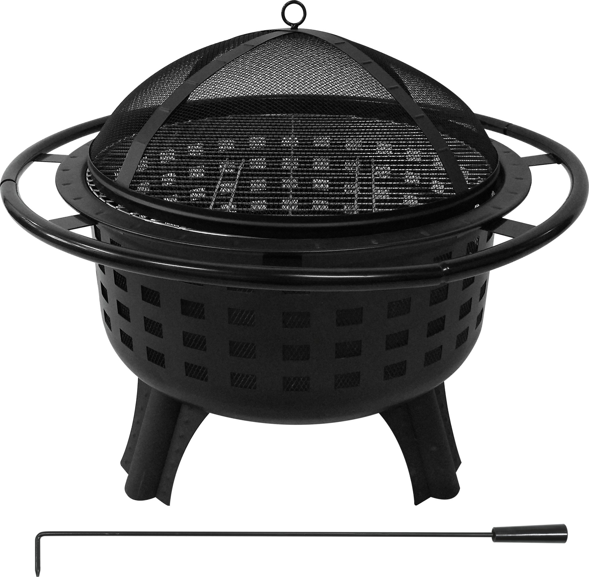 PALENISKO STALOWE Z RUSZTEM 57CM