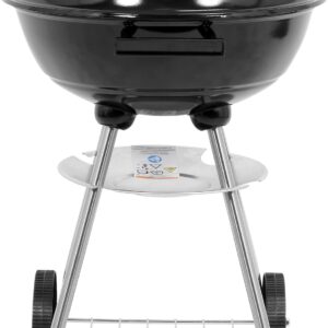 GRILL WĘGLOWY Z POKROWCEM, RUSZT 41CM