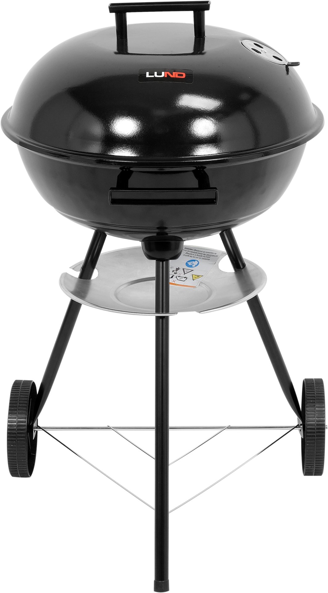 GRILL WĘGLOWY OKRĄGŁY Z POKRYWĄ 41CM
