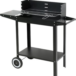 GRILL WĘGLOWY Z PÓŁKĄ RUSZT 48 X 26.5CM