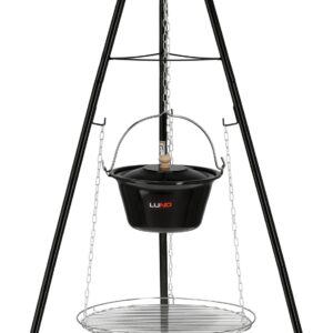 GRILL I MISA WISZĄCE NA TRÓJNOGU 49CM