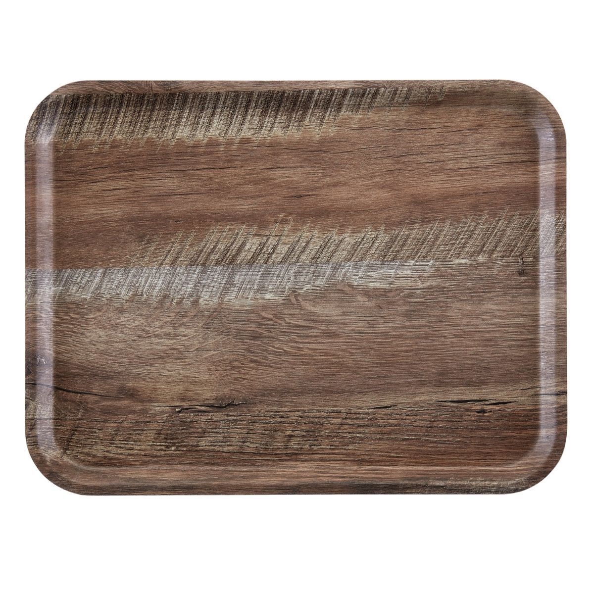 Taca do serwowania Capri, Cambro, ciemny dąb, ciemne drewno, 330x430mm