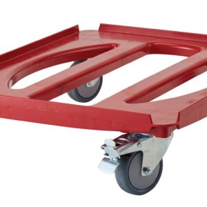 Wózek Camdolly do pojemników termoizolacyjnych Cam GoBox 4060, Cambro, czerwony, czerwony, 710x510x(H)167mm