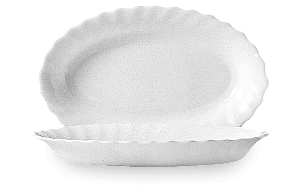 Rawierka Trianon, Arcoroc, 220 mm, biały, 220x140x(H)28mm