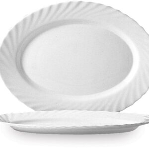 Półmisek owalny Trianon, Arcoroc, 290 mm, biały, 290x214x(H)22mm