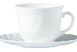 Filiżanka Trianon, Arcoroc, 220 ml, 0,22L, biały, ⌀87x(H)67mm