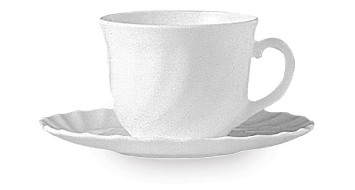 Filiżanka Trianon, Arcoroc, 280 ml, 0,28L, biały, ⌀94x(H)72mm
