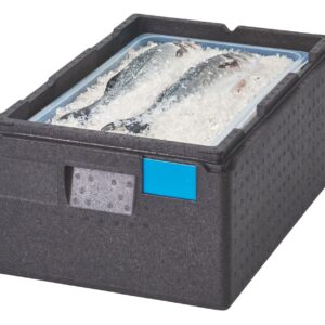 Pojemnik termoizolacyjny Cam GoBox ładowany od góry, GN 1/1, 35,5 l, Cambro, czarny, 600xx(H)257mm