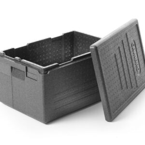 Pojemnik termoizolacyjny Cam GoBox Economy 46 l, GN 1/1, GN 1/2, Cambro, czarny, 600x400x(H)316mm