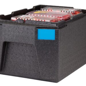 Pojemnik termoizolacyjny Cam GoBox ładowany od góry, GN 1/1, 46 l, Cambro, czarny, 680x400x(H)321mm