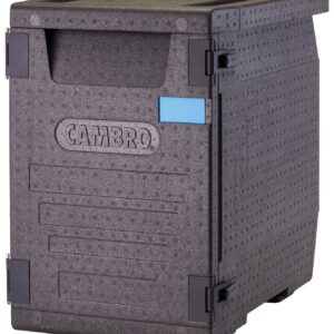 Pojemnik termoizolacyjny Cam GoBox ładowany od przodu, GN 1/1, 86 l, Cambro, GN 1/1, 86L, czarny, 640x440x(H)625mm