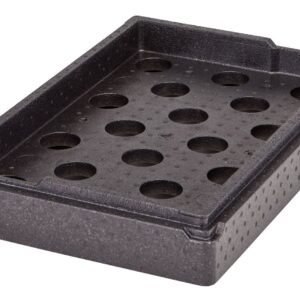 Adapter do wkładu chłodzącego Camchiller GN 1/1, Cambro, czarny, 600x400x(H)87mm