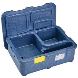 Pojemnik termoizolacyjny 4-komorowy Cam GoBox, Cambro, niebieski, 480x350x(H)167mm