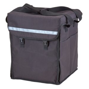 Plecak termoizolacyjny składany, z ruchomą przegrodą, Cambro, pojemność: około 78 l, 78L, czarny, 355x380x(H)430mm