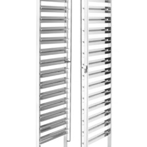 Wózek do transportu pojemników , HENDI, Kitchen Line, GN 1/1, srebrny, 380x550x(H)1705mm