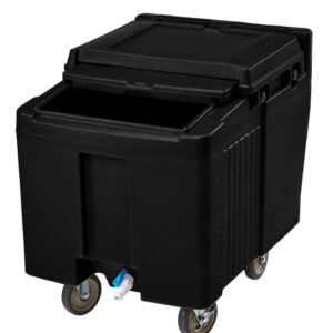 Wózek na lód ICS125L Sliding Lid, Cambro, 125L, czarny