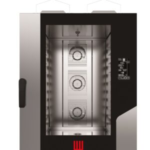 Piec konwekcyjno-parowy Millennial Black Mask Bakery, 10× 600×400 mm – sterowany elektronicznie, gazowy, Tecnoeka, 230V/700W, 18kW, 850x1035x(H)1231mm