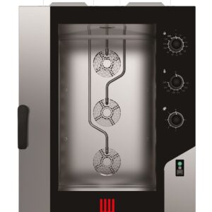 Piec konwekcyjno-parowy Millennial Smart Bakery, 10× 600×400 mm – sterowany elektromechanicznie, gazowy, Tecnoeka, 230V/700W, 18kW, 850x1041x(H)1231mm