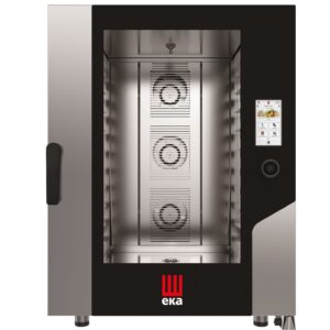 Piec konwekcyjno-parowy Millennial Touch Screen Bakery z automatycznym systemem myjącym, 10× 600×400 mm – sterowany elektronicznie, elektryczny, Tecnoeka, 400V/17000W, 850x1035x(H)1130mm