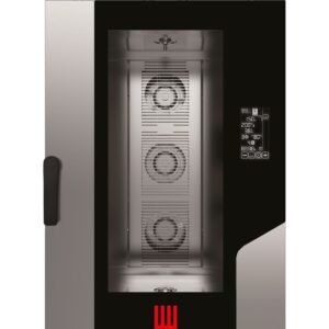 Piec konwekcyjno-parowy Millennial Black Mask Gastro, 11× GN 1/1 – sterowany elektronicznie, gazowy, Tecnoeka, 230V/700W, 17500kW, 730x849x(H)1231mm